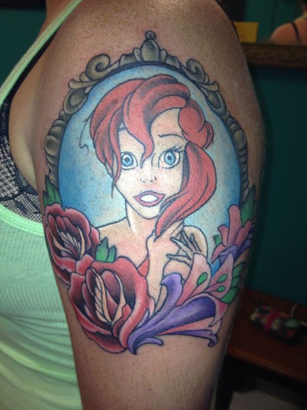 59 Breathtaking Little Mermaid Inspired Tattoos - TattooBlend