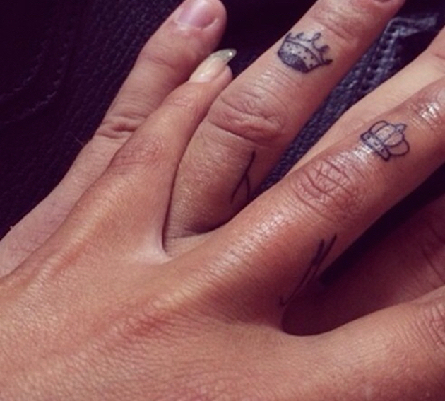 Wedding ring tattoos for couples