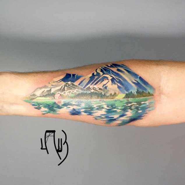 Núi Tattoo tuyệt vời