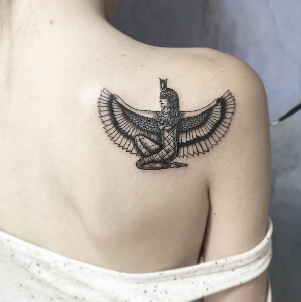 Egyptian tattoo design by Caglar