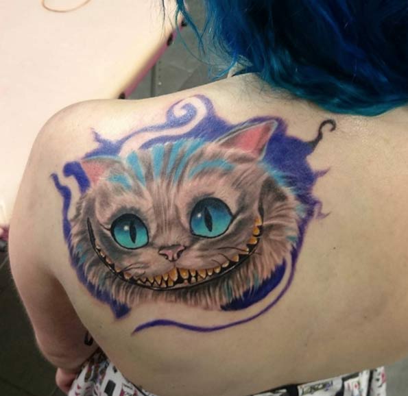 Cheshire Cat Tattoo by Lee Reynolds