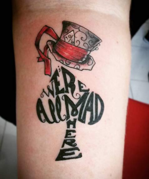 Alice in Wonderland Tattoo by Max