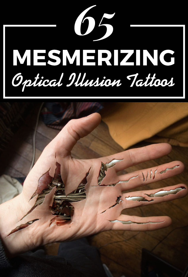 Mesmerizing Optical Illusion Tattoos