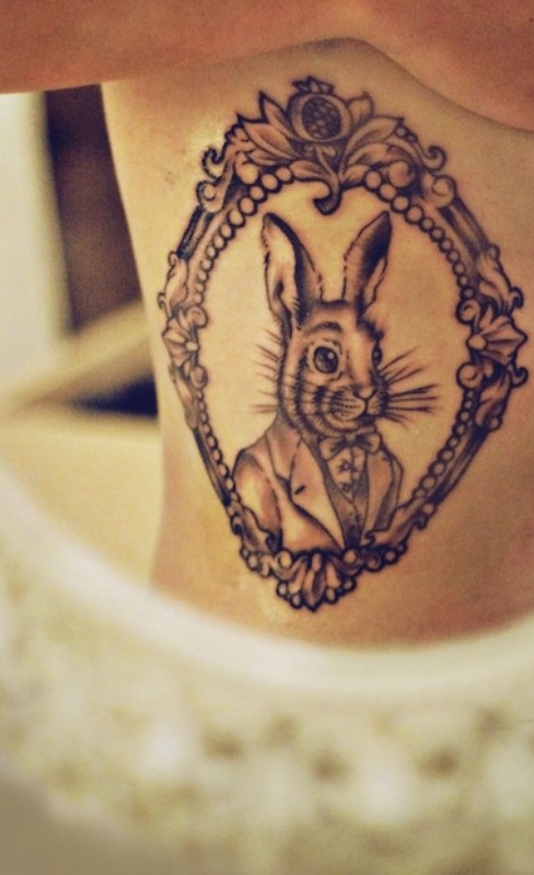 alice-in-wonderland-tattoo-rabbit-framed-mirror