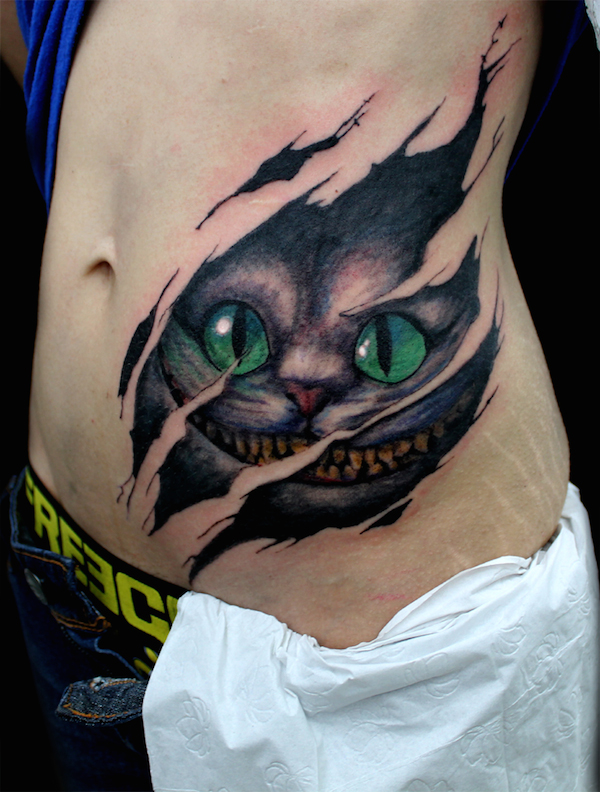 awesome-cat-alice-in-wonderland-tattoo