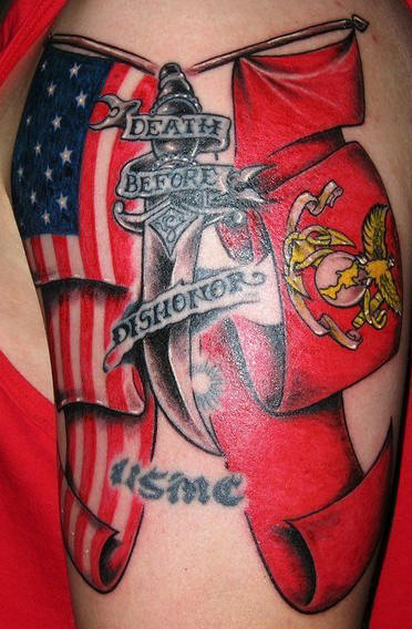 death-before-dishonor-usmc-marine-corps-tattoo-38js2