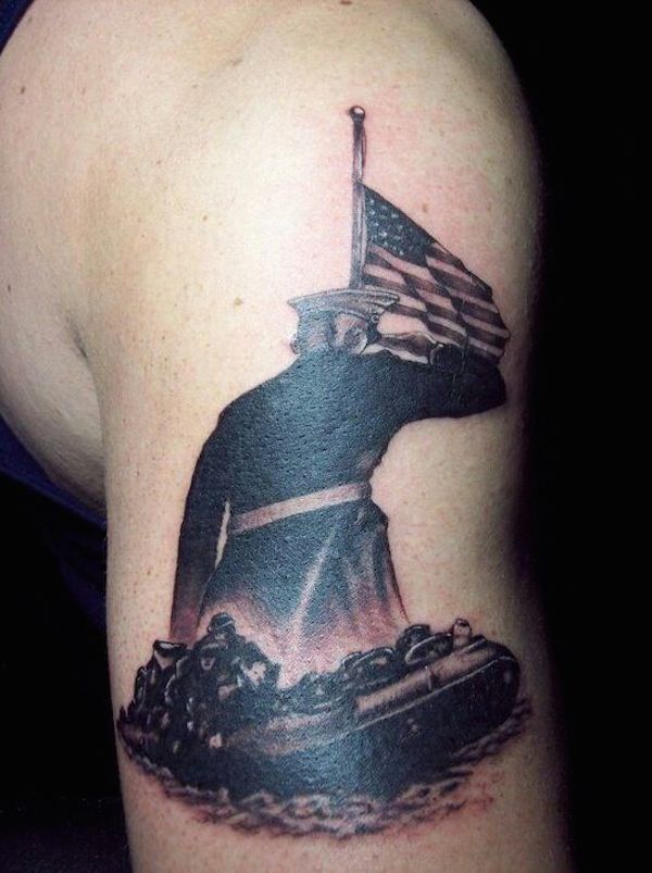 marine-corps-tattoo-salute-flag