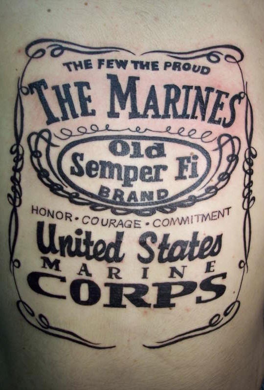 marine-corps-whisky-label-tattoo