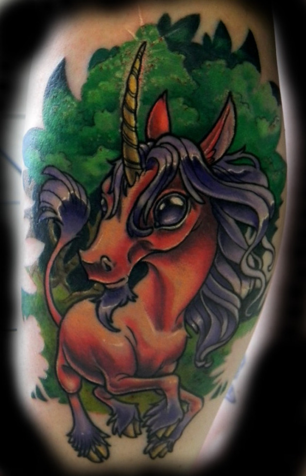 53 Best Unicorn Tattoo Designs For Women - TattooBlend