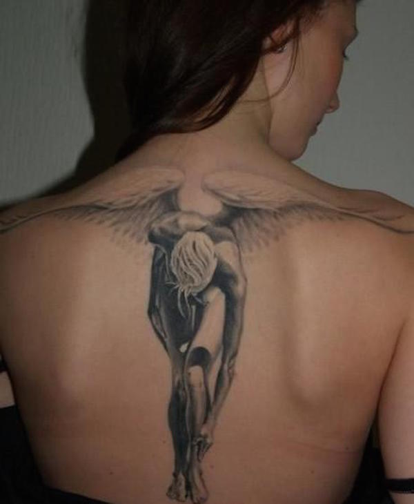 angel-tattoo-on-back