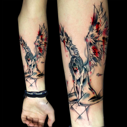 art-angel-tattoo-design