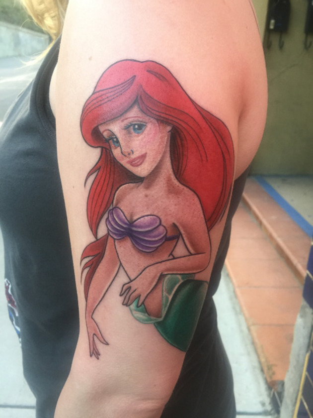beautiful-ariel-tattoo-little-mermaid