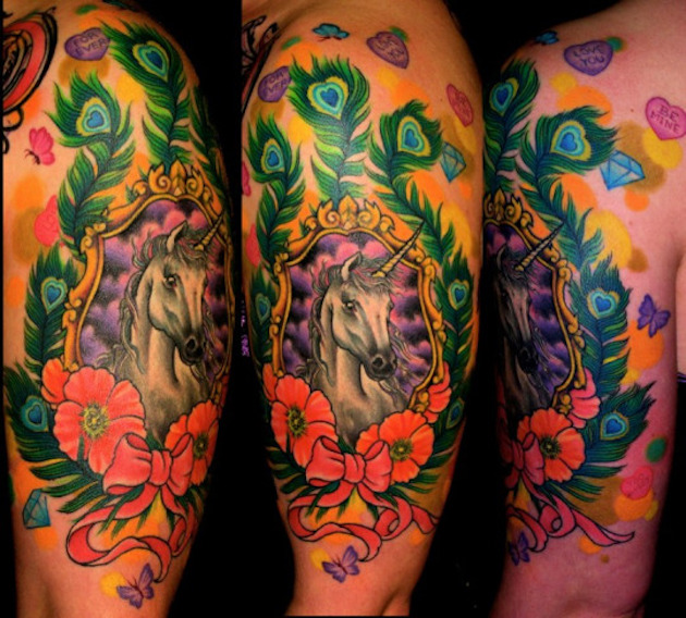 best-unicorn-tattoo-design