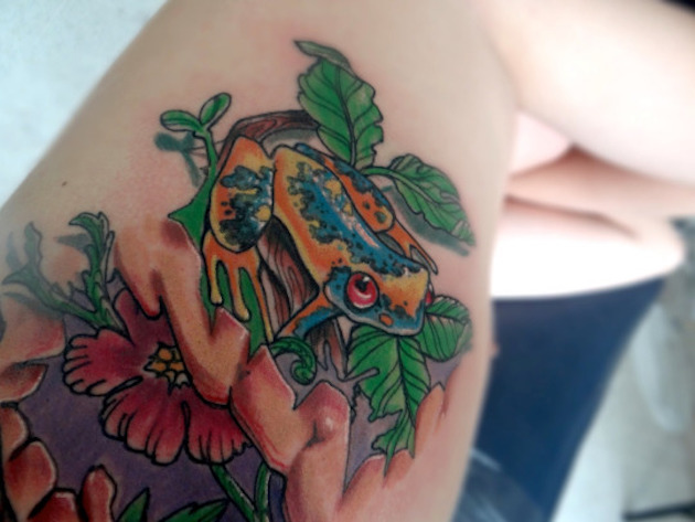 colorful-frog-tattoo