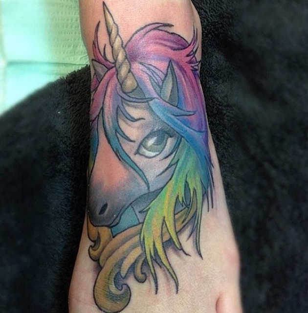 colorful-unicorn-tattoo