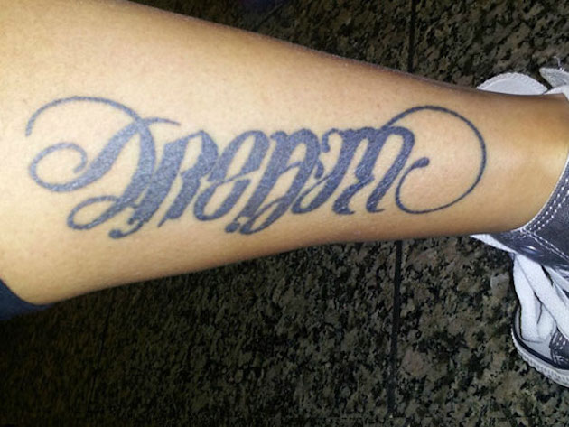 dreambelieve-ambigram-tattoo