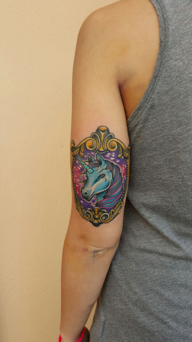 framed-unicorn-tattoo