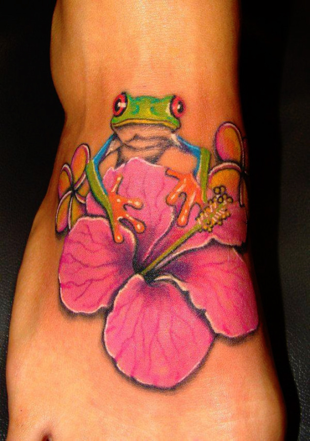frog-tattoo-on-foot