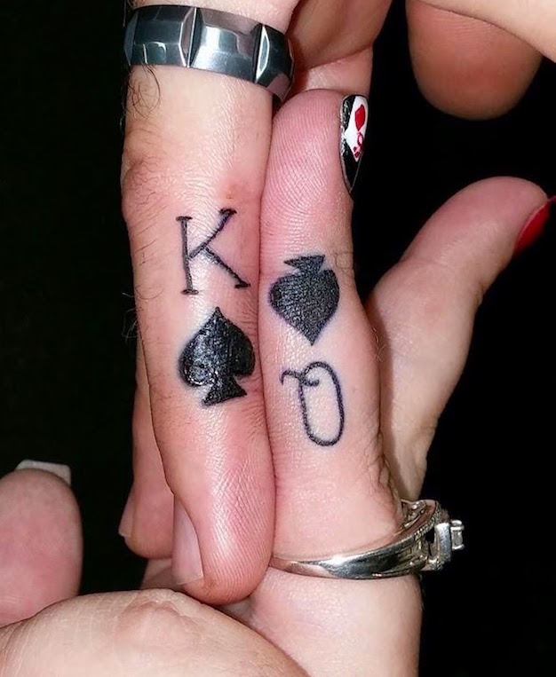 kingqueen-wedding-ring-tattoo