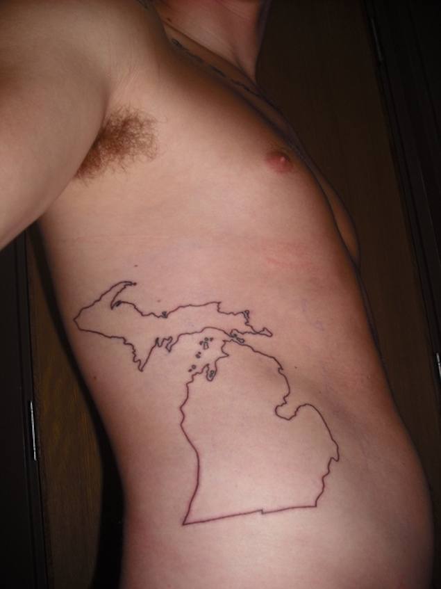 State of Michigan tattoo