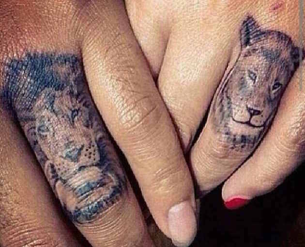 lion-wedding-ring-tattoo