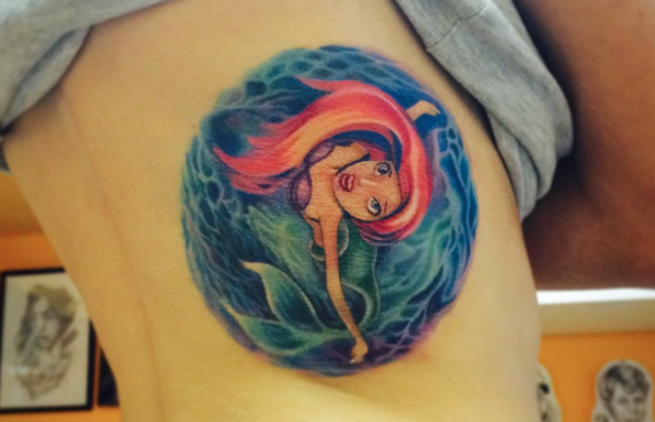 59 Breathtaking Little Mermaid Inspired Tattoos - TattooBlend