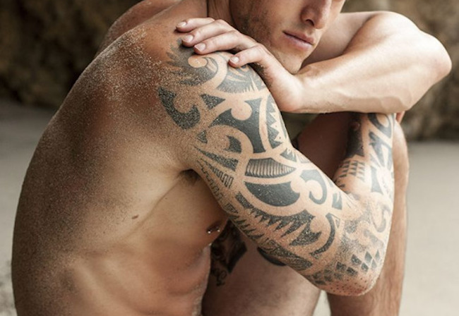 maori-tribal-arm-tattoo