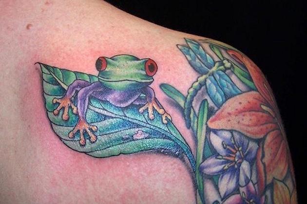 nature-frog-tattoo