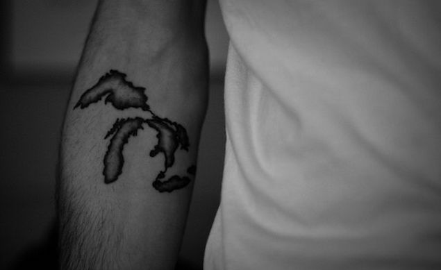 State of Michigan Tattoo