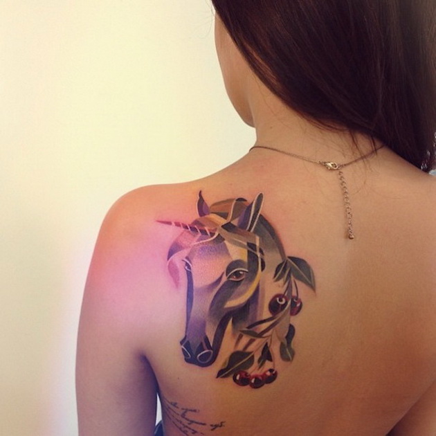 stunning-unicorn-tattoo-design