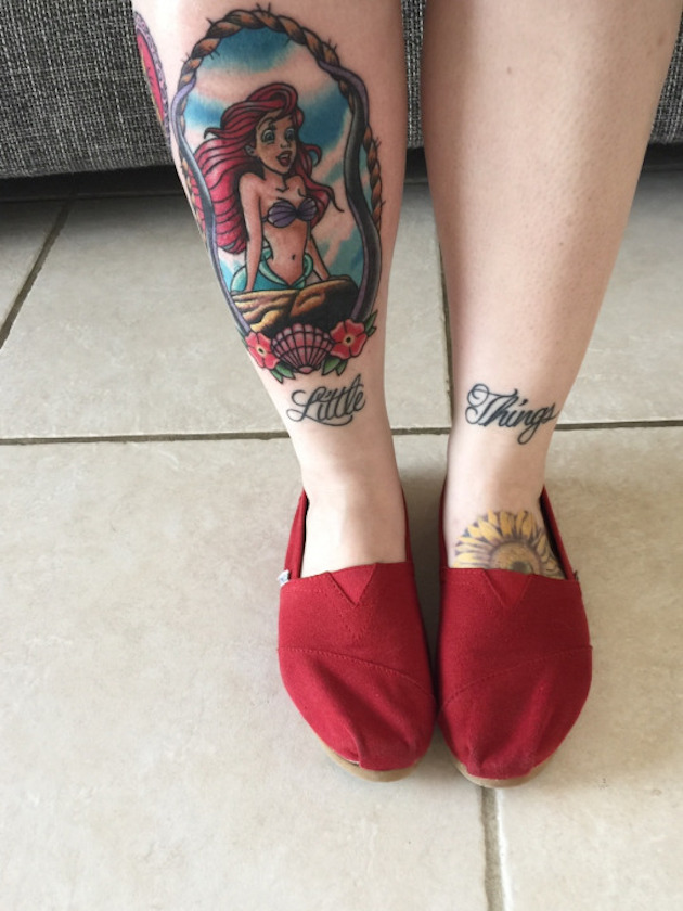 the-little-mermaid-leg-tattoo