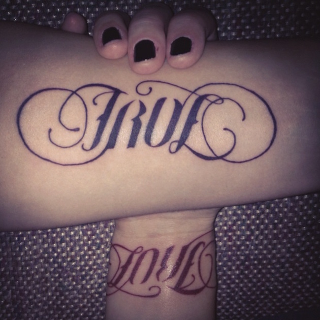 true-love-ambigram-tattoo