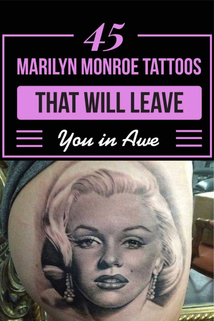 45 Iconic Marilyn Monroe Tattoos That Will Leave You In Awe - TattooBlend
