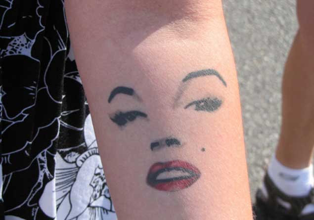 Cute Marilyn Monroe Tattoo