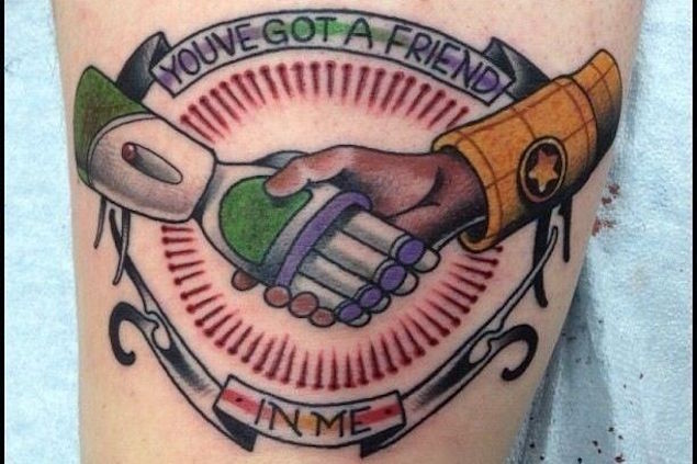 Awesome Toy Story Tattoo