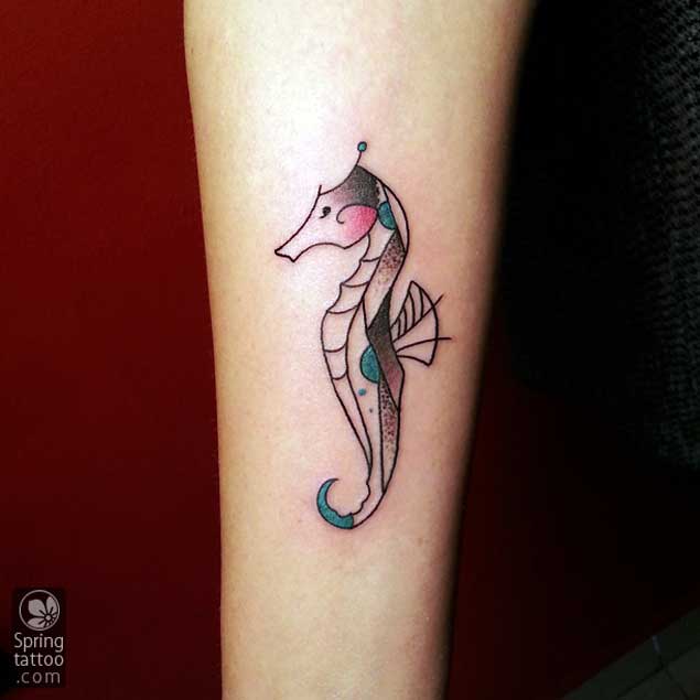 Best Seahorse Tattoo