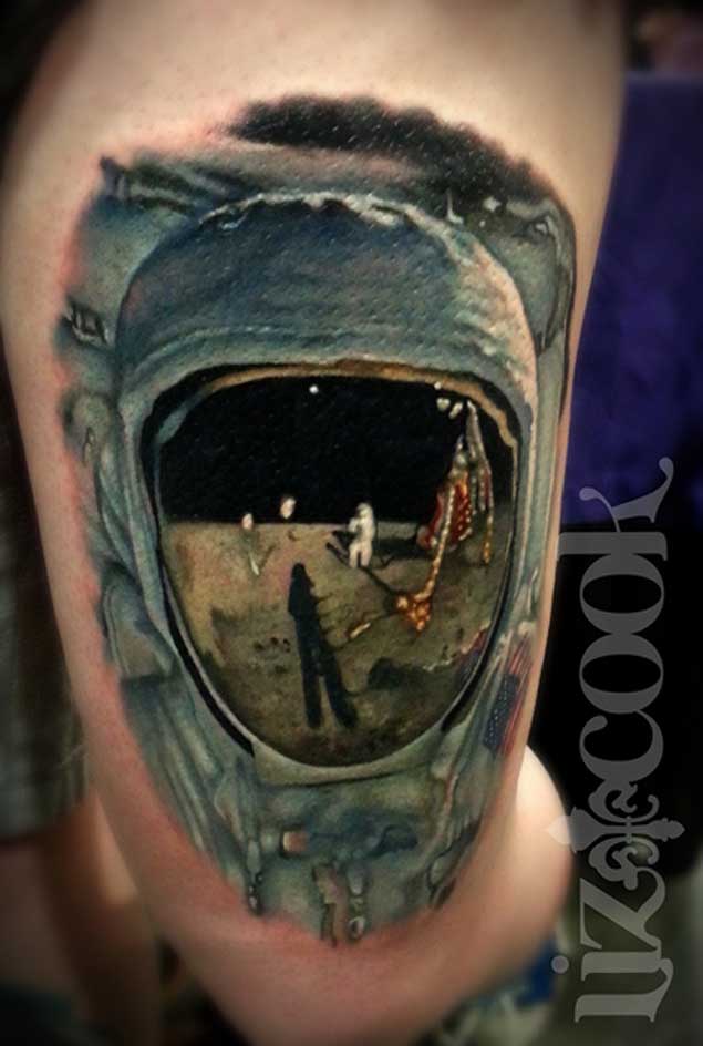 Apollo Moonlanding Tattoo