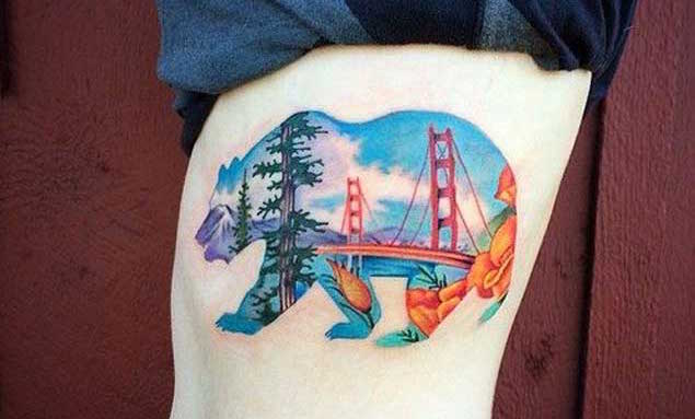 40 Breathtaking State of California Tattoos - TattooBlend