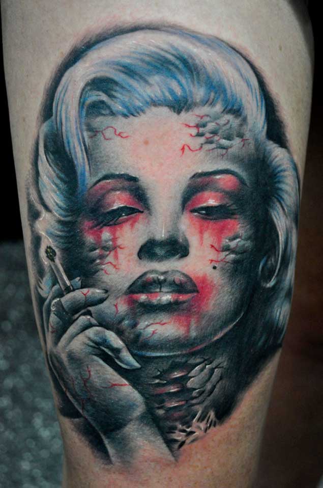 Unique Marilyn Monroe Tattoo