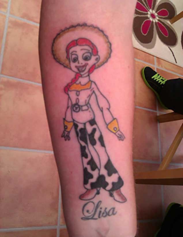 Cowgirl Toy Story Tattoo