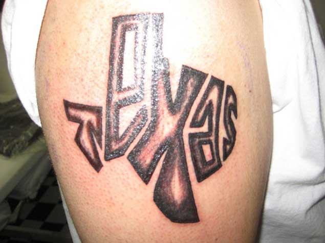 Creative State of Texas Tattoo