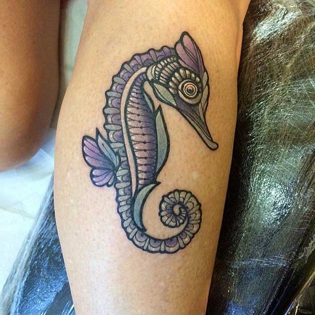 Cute Seahorse Tattoo