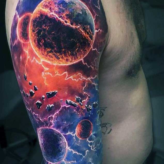 Gorgeous Space Tattoo