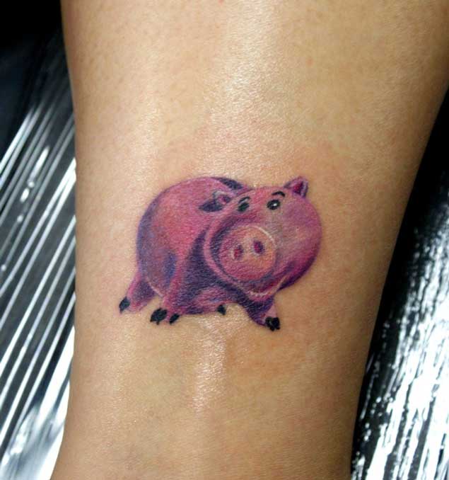 Toy Story Pig Tattoo