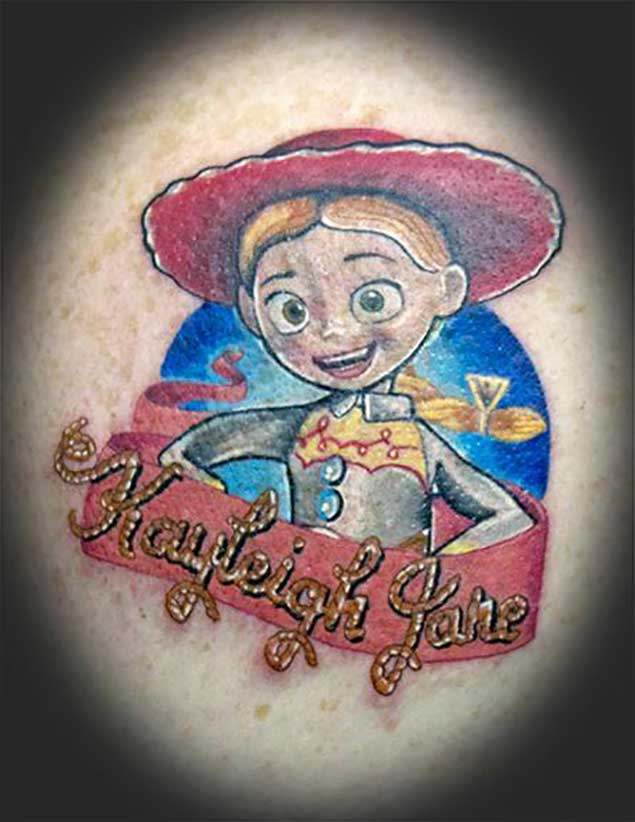 Jess Cowgirl Toy Story Tattoo