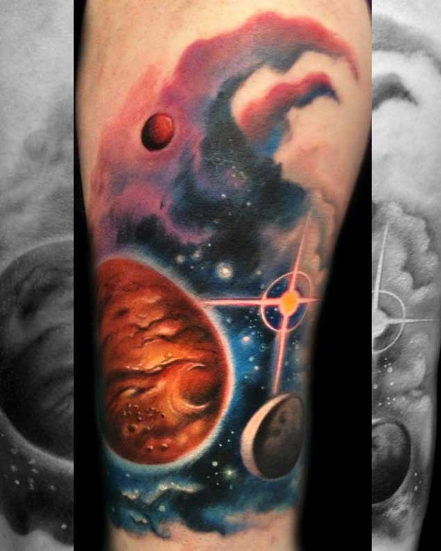 Mars Space Tattoo