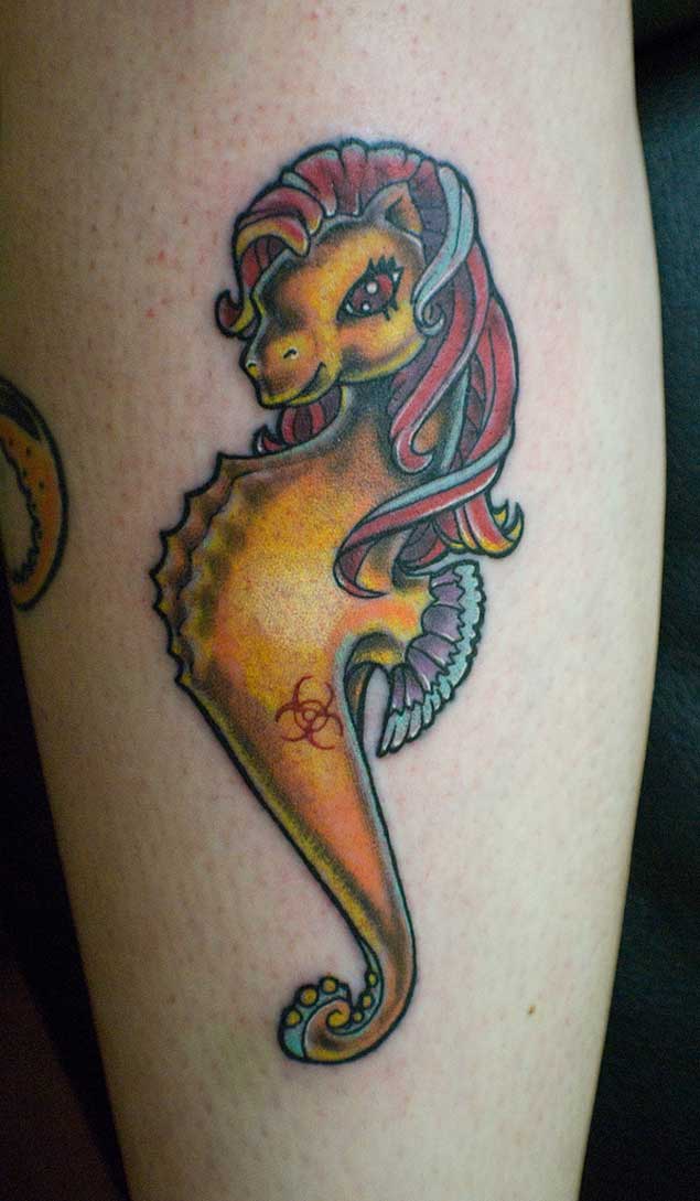 My Little Pony Seahorse Tattoo