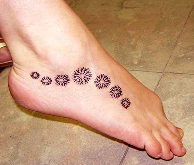 Unique Foot Tattoo