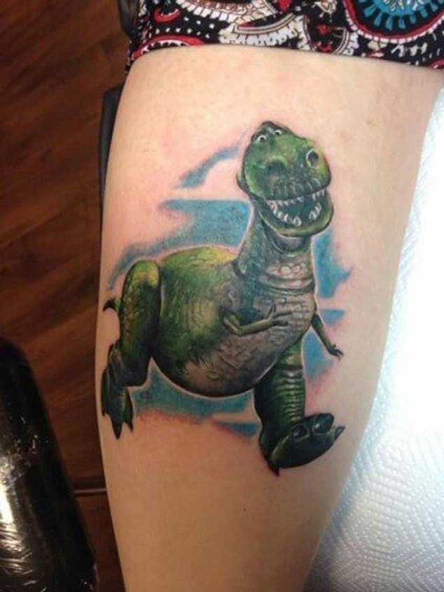 Rex Toy Story Tattoo
