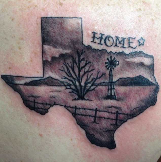 West State of California Tattoo.